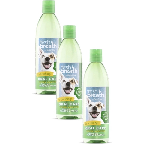 Tropiclean Fresh Breath Oral Care Water Additive - Gebitsverzorging - 3 x 473 ml