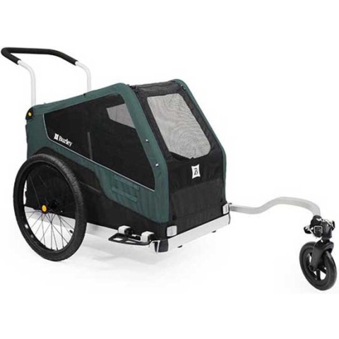 Burley  Bark Ranger Hondenfietskar - Zwart/Blauw