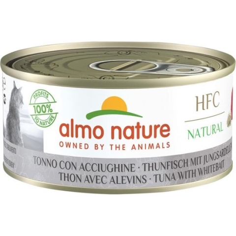 Almo Nature HFC Kattenvoer Tonijn & Jonge Ansjovis 150 gr