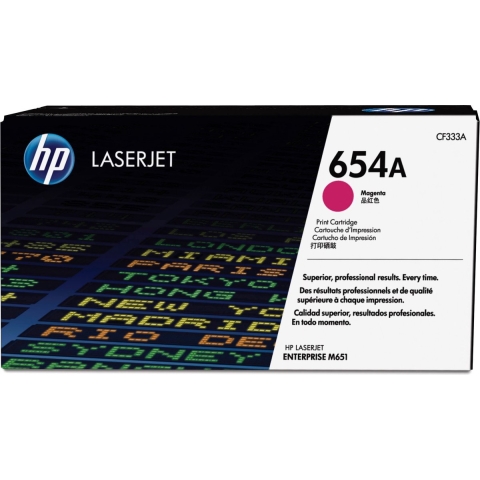 HP 654A - Tonercartridge / Magenta