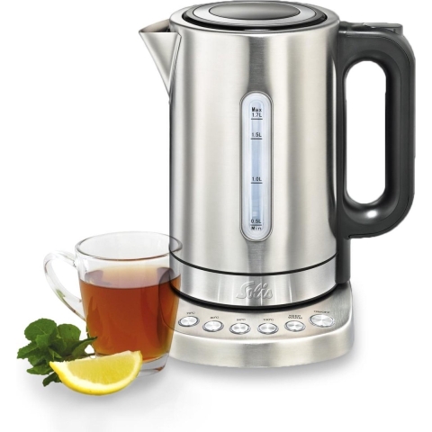 Solis Vario Temp Kettle 5516 Waterkoker met Temperatuurregeling - Zilver