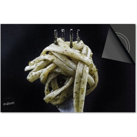 Inductie beschermer 65x52 - afdekplaat inductie mat - Dietrix Kookplaat beschermer - Exclusief - Bestek - Vork met Pasta