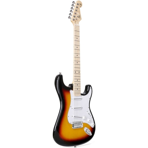 Elektrische gitaar SX Modern Series 3-tone Sunburst SEM1/3TS incl. Gigbag