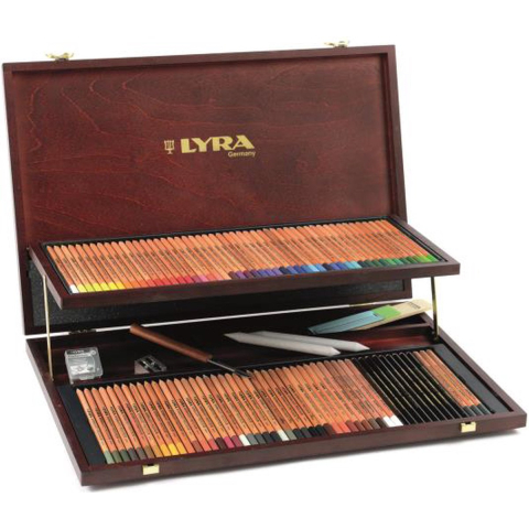 Lyra Rembrandt Polycolor box aquarel potloden
