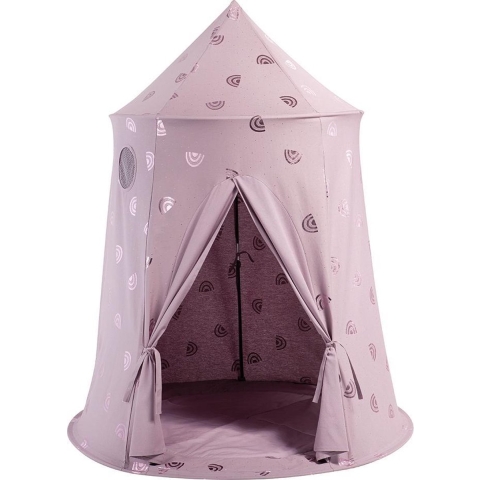 howa Speeltent Speelhuis "rainbow" roze met Vloermat 85031