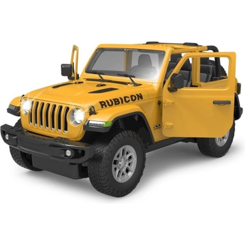 Rastar Rc Jeep Wrangler Jl Jongens 2,4 Ghz 1:14 Geel