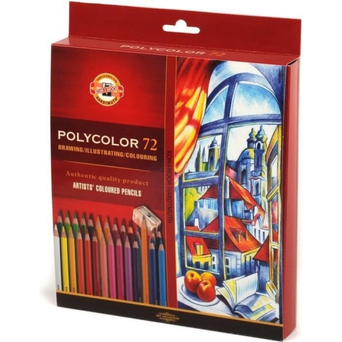 Koh I Noor Polycolor Artist's Set 72 stuks - Kleurpotloden
