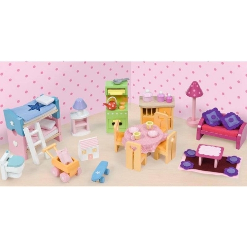 Le Toy Van Poppenhuismeubels Deluxe - Hout