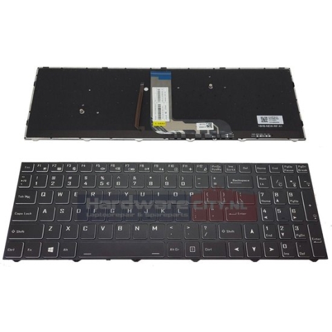 Clevo PC50DR RGB backlit keyboard (US/NL Qwerty)