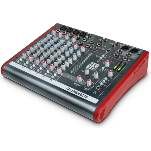 Allen & Heath ZED-10 4 x mono, 2 x stereo, USB - Analoge mixer