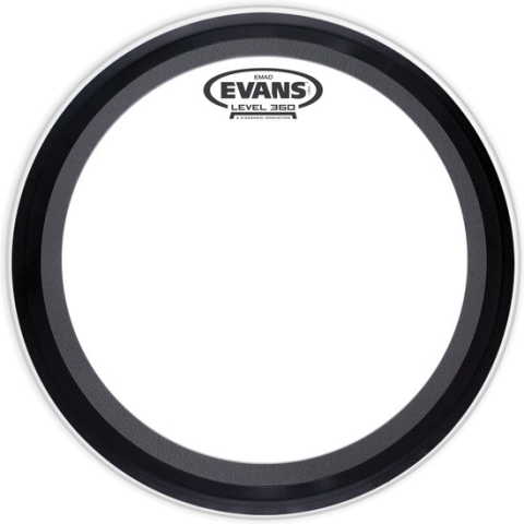 Evans EMAD Clear 16", TT16EMAD, basDrum Batter, Tom Hoop - Bass drumvel