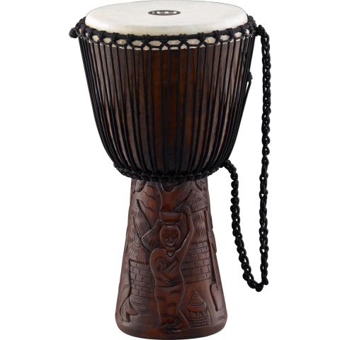 Meinl PROADJ2L Pro African Djembe Special Village Carving djembé