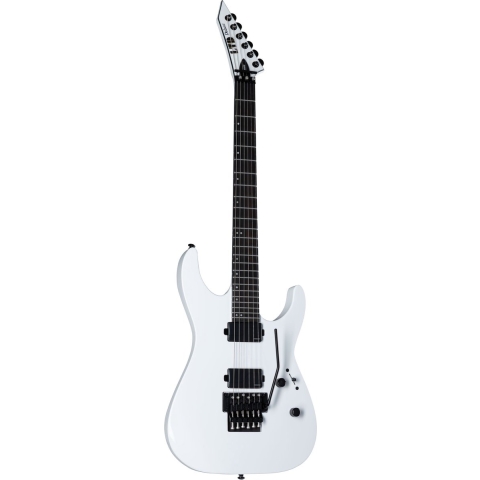 ESP LTD Deluxe M-1000 Snow White met Fishman Fluence Modern elementen en Floyd Rose 1000SE