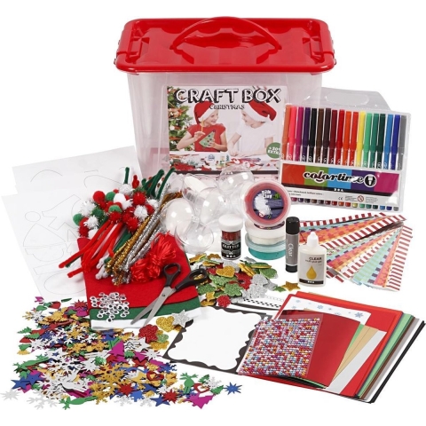 Hobbybox afm 34x24x20 cm diverse kleuren 1stuk