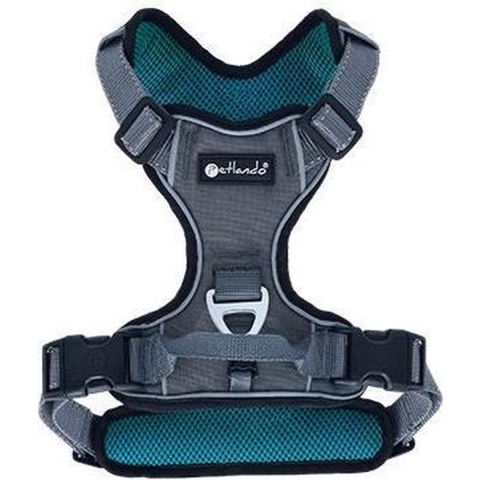 Hondentuig Outdoor Petrol - maat XL 82 – 106 cm.