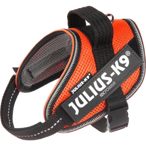 Julius-K9 IDC®Powair-tuig, XS - Mini-mini, oranje