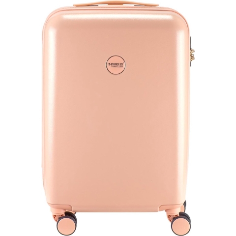 Duurzamere koffer - Princess Traveller Harlem - Handbaggage Koffer - Roze - S - 55cm