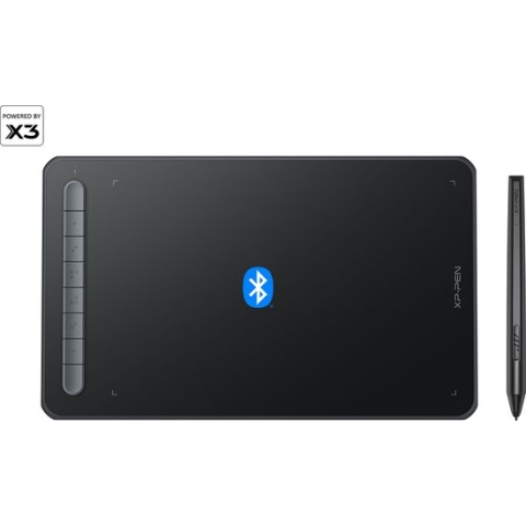 XPPen Deco MW - Bluetooth Tekentablet - 8x5 Inch - 8192 Niveaus X3-chip Stylus - Zwart