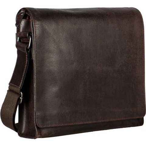 Leonhard Heyden Laptoptas / Werktas / Aktetas - 13 inch - Leer - Dakota - Bruin