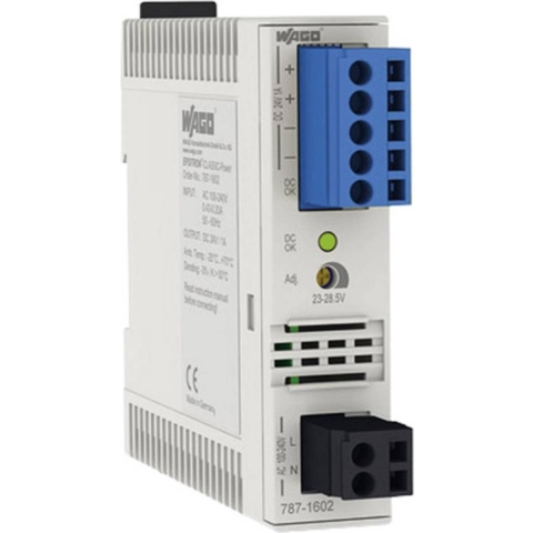 WAGO Kontakttechnik GmbH DIN-rail netvoeding 24 V/DC 1.2 A 34 W Aantal uitgangen: 1 x Inhoud: 1 stuk(s)