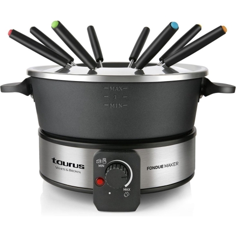 Taurus - Elektrische fondue - 8 fonduevorkjes