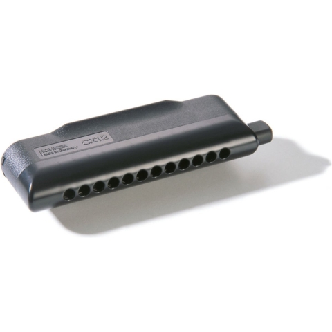 Hohner CX 12 Black Bb-Major 48 Tones - Chromatische mondharmonica