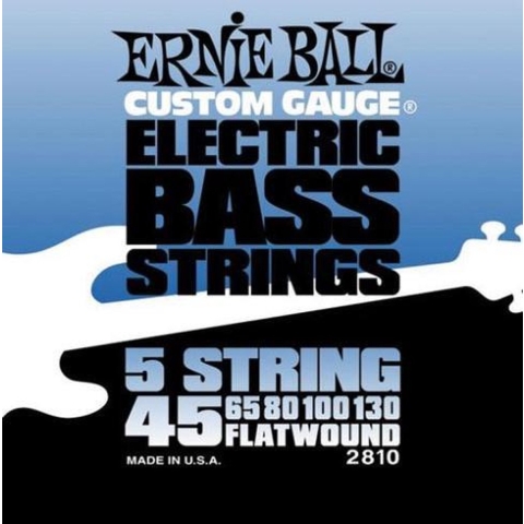 Ernie Ball 2810 Flatwound Bass 5-String flatwound bassnarenset