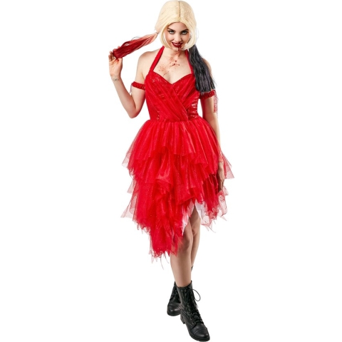 RUBIES FRANCE - Harley Quinn Rode Vrouwenjurk - Suicide Squad 2 - Medium