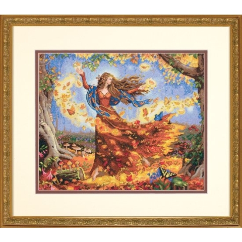 Dimensions borduurpakket herfst fee 70-35262