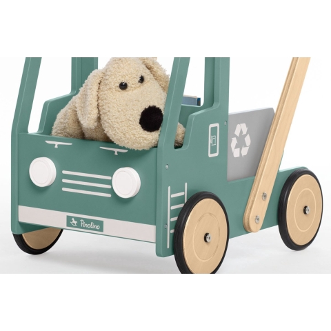 Pinolino Loopwagen | Kiepwagen | Pinolino Fred Groen, Hout