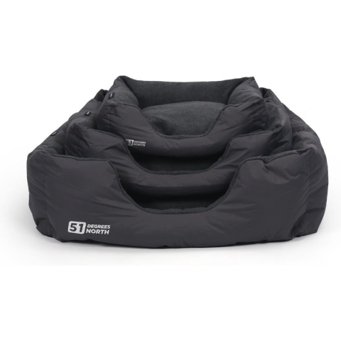 51Degrees North Storm Hondenmand - L - Antraciet - 90 x 70 x 35 cm