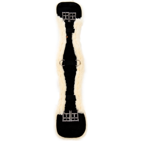 Kentucky Dressuursingel Wol/bont - maat 75 - black/naturel
