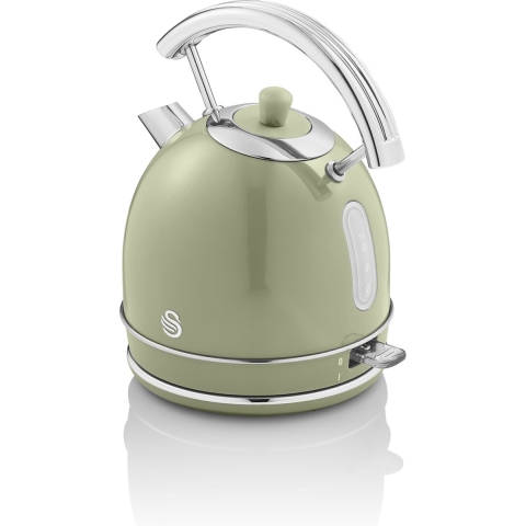 Swan - retro waterkoker - 1.8 liter - 3000 Watt - groen