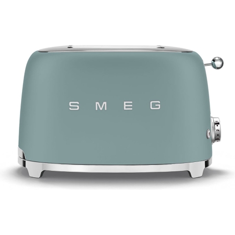 SMEG TSF01EGMEU - Broodrooster - Mat Emerald Green - 2x2 - 950W - 6 niveaus
