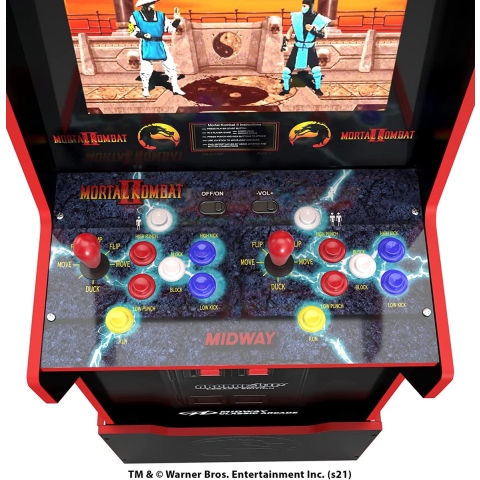 Arcade1Up - Mortal Kombat Midway 12-in-1 Legacy Arcade Machine