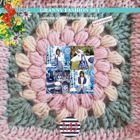 Haakpakket Granny Fashion Set Green/Pink