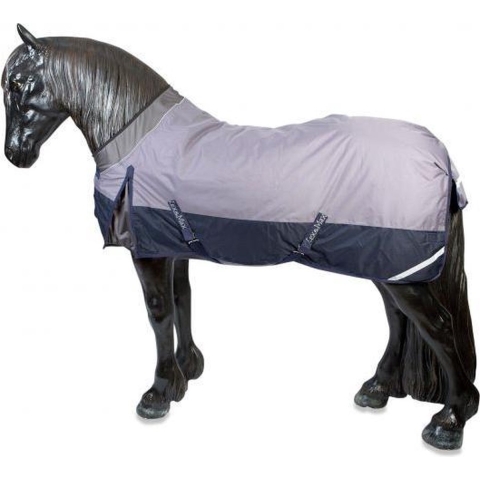Lex & max paardendeken crown winterdeken  185cm donkerblauw