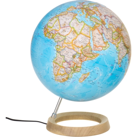 National Geographic Globe Neon Classic Wereldbol - ø 30 cm - Nederlandstalig - Met Verlichting