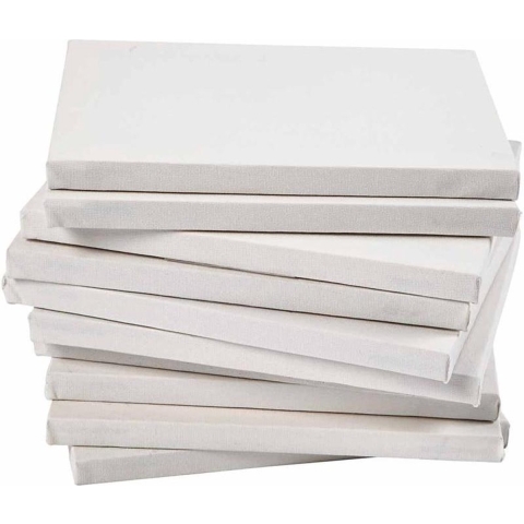 Gespannen canvas, A4 21x30 cm, 280 gr, 40 stuks - Schildersdoek
