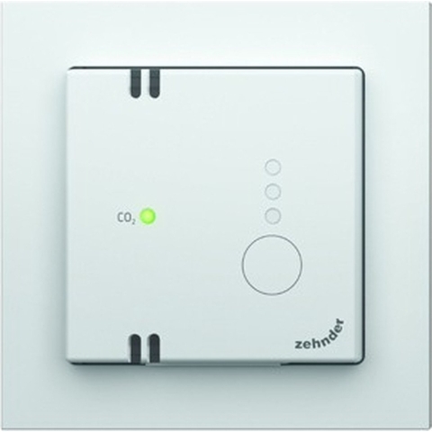Zehnder Schakelaars bediening vraaggestuurd ventileren CO2 sensor 0-10V 55 inbouw exclusief afdekraam, wit