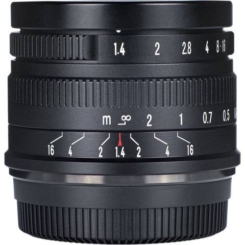 7artisans - Cameralens - 35mm F1.4 APS-C voor Panasonic/Olympus M43 vatting