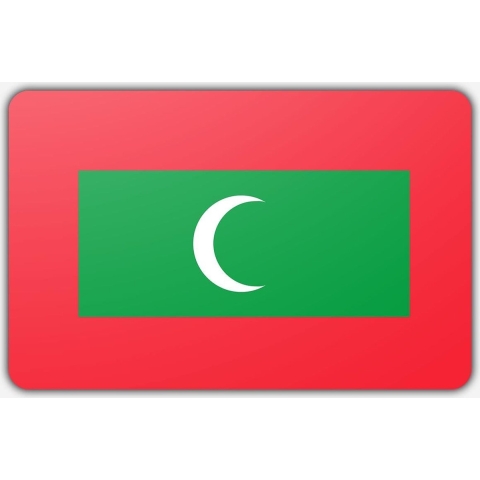 Vlag Malediven - 200 x 300 cm - Polyester