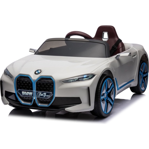 BMW i4 Kinderauto Wit | 12V