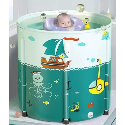 Draagbare baby Spa | indoor hydrotherapie zwembad | niet-opblaasbare zwembad - Blauw Kleur