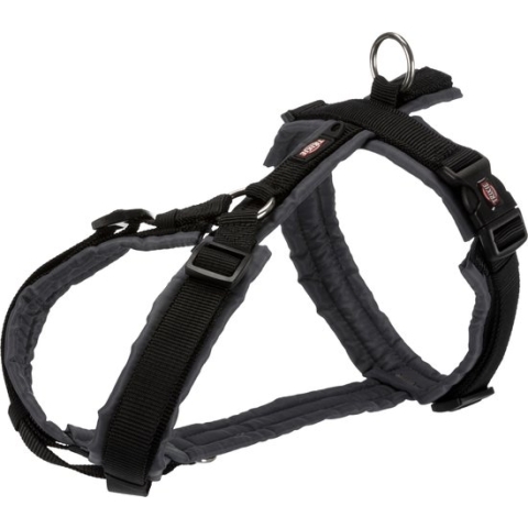 Trixie Hondentuig Premium Trekking Zwart / Grijs