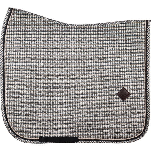 Kentucky Saddle Pad Pied-de-Poule - Kleur: Brown - Optie: Jumping - Maat: Full