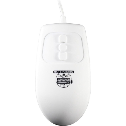 Mighty Mouse 5 desinfecteerbare USB muis wit
