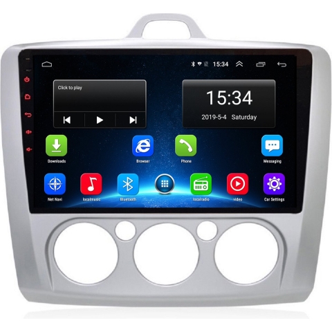 Navigatie radio Ford Focus, Android 8.1 OS, 9 inch scherm, GPS, Wifi, Mirror link, DAB+, B