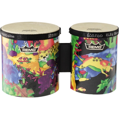Remo Kids Bongo Set Rain Forest kinder-/minipercussie