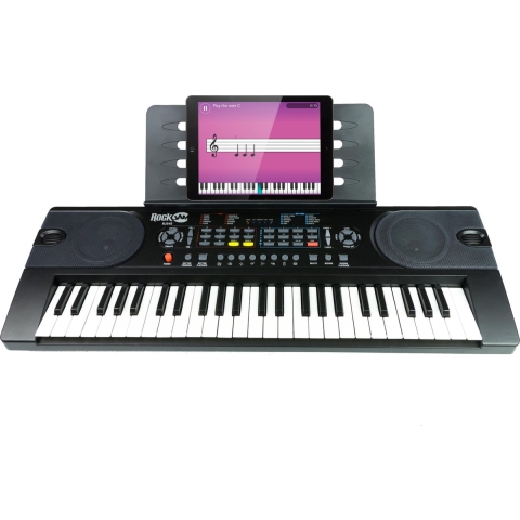 RockJam 49-Key Keyboard Piano met Keynote-stickers en lessen